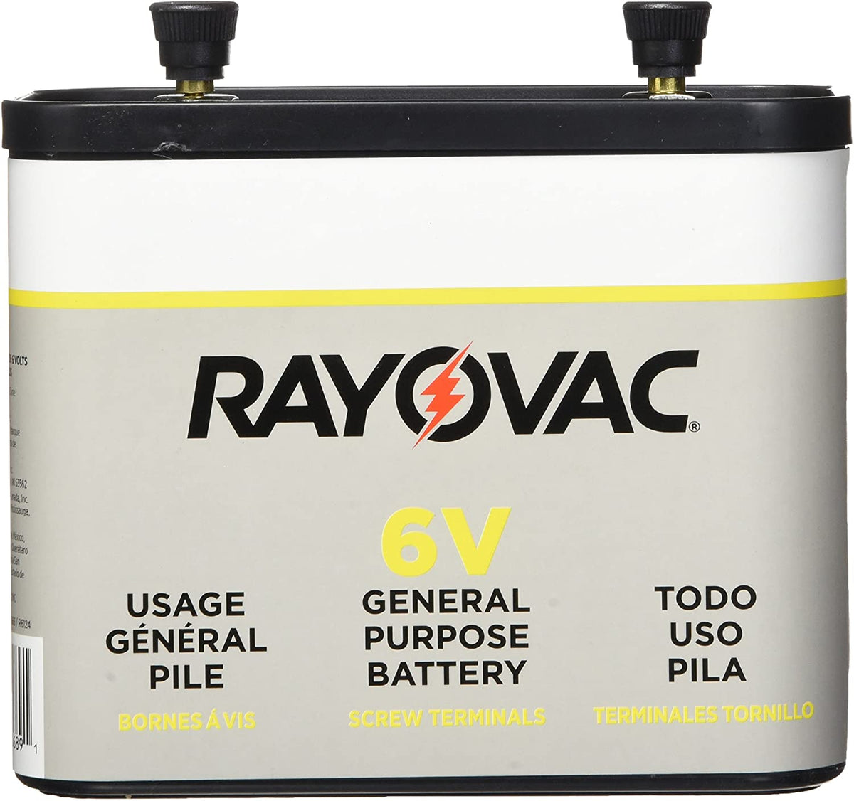 Brand New Rayovac 918 Lantern Battery, 6 Volt Screw Terminals Parts