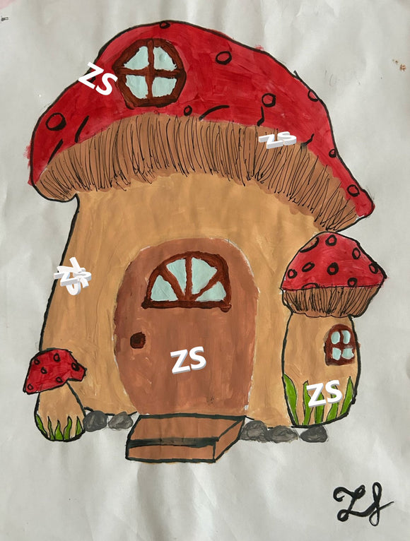 Painting - Home Mushroom Home