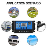 20A Solar Charge Controller - LCD Display - 2 USB