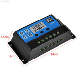 20A Solar Charge Controller - LCD Display - 2 USB