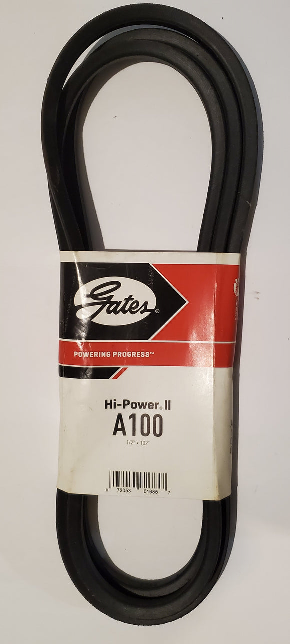 Gates A100 Hi-Power II Belt, A Section, A100 Size