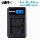 GREPRO Dual LCD USB Battery Charger