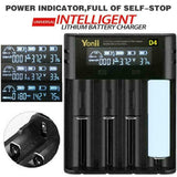 Intelligent Battery Charger - 4 Slot - 18650 21700 26650