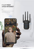 Joowin 1200Mbps Black Wifi Range Extender