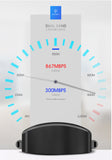 Joowin 1200Mbps Black Wifi Range Extender