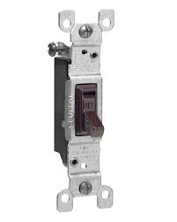 Leviton Single Pole Brown Toggle Switche - 1451B