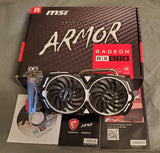 MSI Radeon RX570 Armor 4G OC Edition Graphics Card - Used