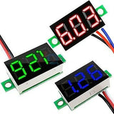 Mini 2 Wires DC 4.5V - 30V LED Digital Display Voltmeter