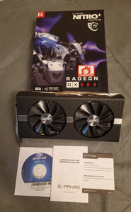 🔥 Sapphire Radeon Nitro ➕ RX 580 4GB GDDR5 GPU 🔥