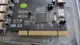4 Port USB 2.0 PCI Card PCI-USBNEC101-5P-2